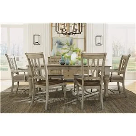Plymouth Dining Rectangular Table and 4 Chairs